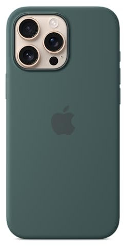 Apple iPhone 16 Pro Max Silikon Case mit MagSafe – Seegrün 