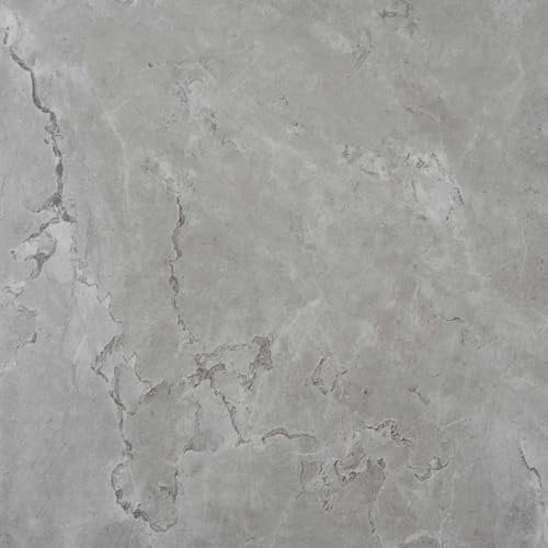 Klebe Vinylboden in Fliesenoptik grau Designboden in Betonoptik ideal für Gewerbe Vinyl Fliesen in Steinoptik zum Kleben