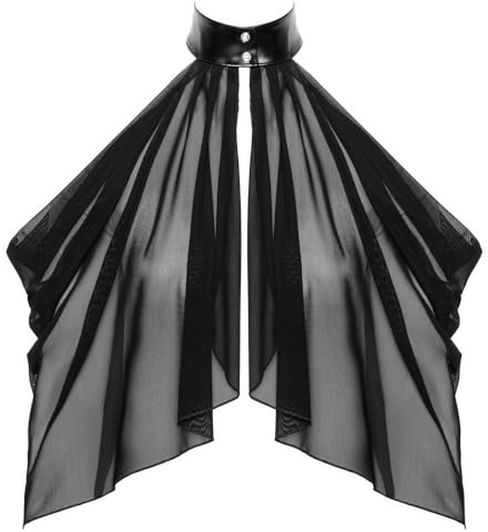 Noir Damen Orgia Transparentes Oberteil Schwarz M