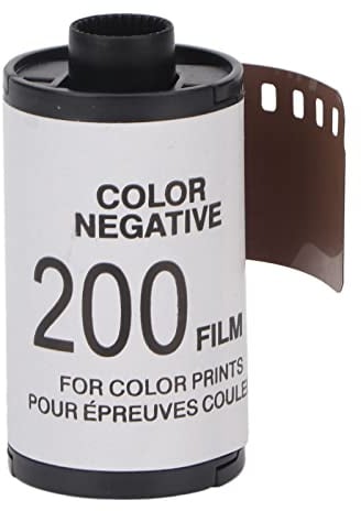 HAOHIZE 35 mm Filmrolle, 8 Blatt Kamera-Farbfilm ISO200 High Definition Wide Exposure High Contrast 135 Color Negativfilm für die Fotografie
