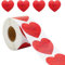 1000Pcs Valentinstag herz sticker, rote Dekoration herz aufkleber für Valentinstag, Jahrestag, Hochzeit, Geburtstag, Party Dekoration Umschläge, Karten, DIY Geschenk-Box Zubehör