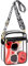 MAY TREE Transparente Tasche für Stadionveranstaltungen, transparente Geldbörse mit abnehmbarem Riemen, transparente Tasche für Sportveranstaltungen, Arbeit, Konzert und Festival, Kuhgurt