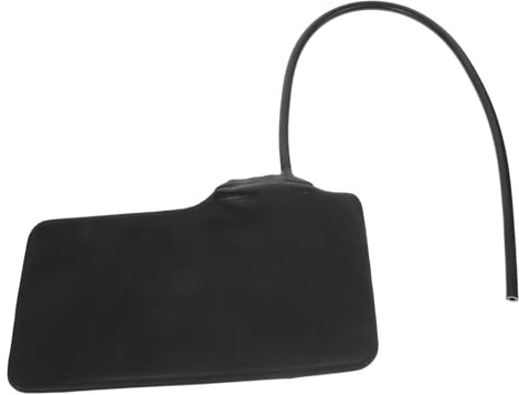 Ersatz Druckmanschette Groß aus Latex für Blutdruckmessgerät | Schwarz, Einzelschlauch Design, für Oberarmgeräte, 22x11,5x0,2cm, Wartung und Präzise Messungen