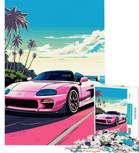 1000-teiliges Puzzle für Erwachsene Toyota Supra MK A Art Impossible EIN kniffliges Spiel das süchtig Macht ganze Familie eignet (Größe 38x26cm)