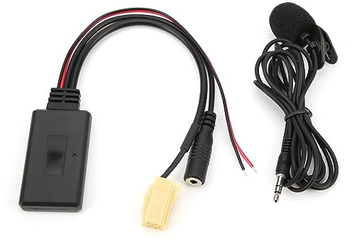 Adattatore Cavo AUX Vivavoce Bluetooth 5.0 Adatto per 500/Grande Punto/Qubo/Fiorino, Adatto per Trasmissione DSD, per gli Appassionati di Audio per Auto