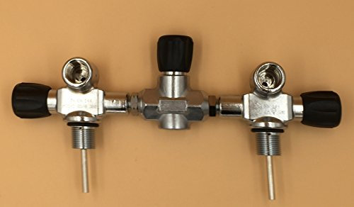 High Tech Diving ponte 300bar, interasse 185 mm per aria compressa, bottiglie 171 mm M25 x 2