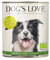 DOG'S LOVE BIO Hundefutter Nassfutter Huhn mit Buchweizen, Sellerie & Basilik (6 x 800g)