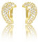 Glamouröse Creolen GLAMOUR aus 925er Silber mit 18 kt Vergoldung vergoldet – Elegante Ohrringe, Kreolen – Hochwertiger Schmuck für Damen – Perfekt für besondere Anlässe – Zeitloses Design