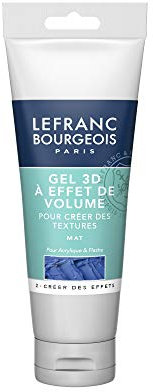 Lefranc Bourgeois, Pinturas acrílicas, GEL 3D MATE, 120ML