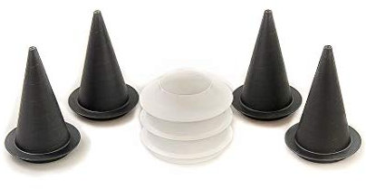 Tupperware UltraPro Cornet Party, Schwarz, Spirale, 10 cm H, Spülmaschinenfest, Lebensmittelbehälter, Speicherbox