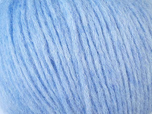 LANA GROSSA Brigitte Nr.2 | Edle Netzgarnstruktur aus Alpaka und Baumwolle | Handstrickgarn aus 47% Alpaka, 45% Baumwolle & 8% Schurwolle | 50g Wolle zum Stricken & Häkeln | 140m Garn FB 23