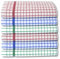 A & B TRADERS 100% Cotton Terry Towelling Tea Towels | Pack of 6 | Kitchen Hand Towels Dish Cloth Super Absorbent Soft Touch (Mix)