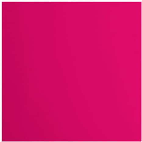 Florence Papier Cartonné Rose Lisse - 30,5 x 30,5 cm - Raspberry - 20 feuilles - 216 g/m² - Papier pour Scrapbooking, Carterie, Perforation et Faire Part de Mariage