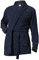 Generico IRGE Giacca da camera in pile manica lunga uomo MI1427 (XXL, Blu navy)