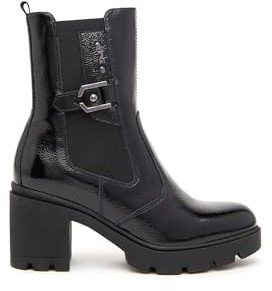 Nero Giardini I411906D Stivaletti Chelsea Donna in Vernice - Nero 36 EU