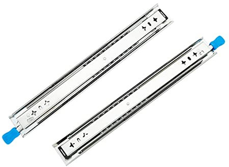 RHSH Vollauszug Schubladen - Schwerlast Schubladenschienen 1000mm 1400 Mm,Mit Lock-in/Out Rastfunktion,Tastaturauszug Unter Schreibtisch,Teleskopschiene Für Schubkästen,1Paar Schiene Schublade