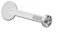 Inoki - Micro labret Bioflex Cristal 2.35mm serti acier - Jonc/Tige 1.2 mm, Long. int. 7 mm, Élément 2.35 mm - Cristal