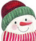 IHR Ideal Home Range - Papierservietten HAPPY SNOWMAN 20 St. Lunch-Servietten 33 cm x 33 cm