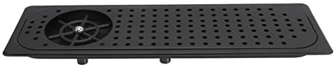 Évier de Bar avec Rinceur de Verre, Pichet en Acier Inoxydable, Rinceur de Gobelet, Rinceur de Nettoyage de Verre, Lavage à Haute Pression avec Tuyau D'égouttement pour Bar (Noir B)