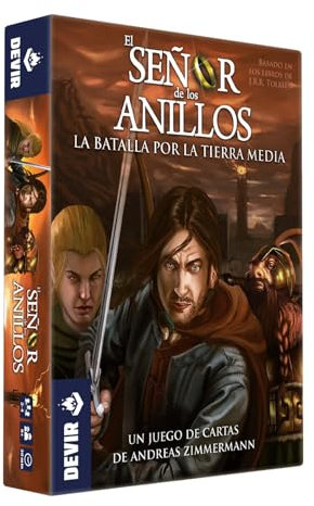 Devir - El Señor de los Anillos, Batalla por la Tierra Media, Devir Pocket, Juego de Cartas, Juego Entretenido con Amigos (BGBATUSP)