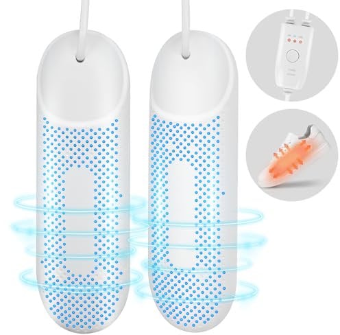Asciugatrice elettrica per scarpe, asciuga scarpe portatile, scalda scarpe e stivali con timer, asciugatrice sicura e resistente al fuoco, deumidificatore per scarpe, scaldascarpe e stivali per