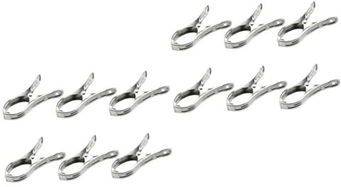 Cabilock 12 STK Steppdecke Trocknen Quilt-aufhänger Winddichte Clips Mini-ablagefach-schublade Kleiderbügel Für Schwere Beanspruchung Boot-Clips Wäscheklammer Unterwäsche Rostfreier Stahl