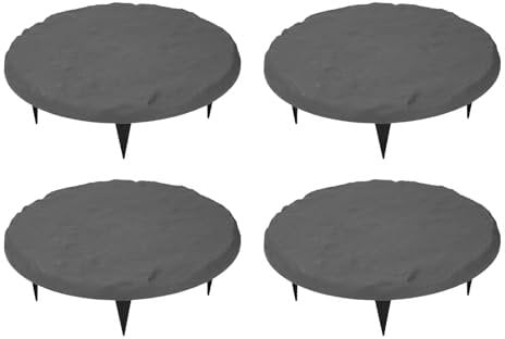 Weg-Garten-Trittsteine, Gehweg-Harzsteine ​​mit Erdspießen, Große Trittsteine ​​für den Garten-Gehweg (-3111240179112)