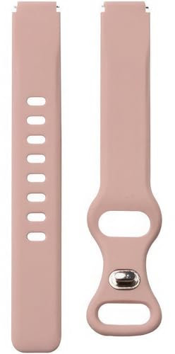 OUTPUTBT Silicone Bracelet 12mm Sport Bracelet Compatible avec Timex Easy Reader Swatch Lady Bracelet 12mm Compatible avec Skagen pour Enfants Fille Garçon Femmes Hommes Rose