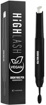 HiGHLASH Veganer Augenbrauenwachsstift, Wasserfest, Langanhaltend, Natürlicher Look