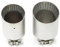 Auspuff Pfeife 51 54 57 60 63 Mm Matt-Edelstahl-Auto-Auspuffrohr Universal-Auspuffanlage Für VW Für GTI Für MK7 Für Golf 7 Düsenschalldämpfer 1 Stück Abgasrohrleitungen(ID63MM OD114MM)