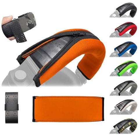 Voarmaks Federa di Ricambio per Cuscino per Fascia, Compatibile Con Cuffie DJ Pioneer HDJ-X5, X5BT, X7, X7BT, X7S, X10, 1000, 1500, 2000 - Protezione Nastro