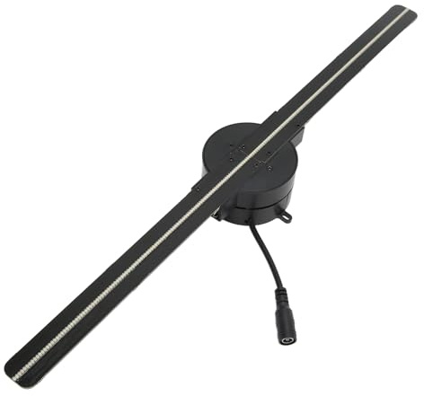 Ventilatore ologramma 3D, proiettore risoluzione 2000x224, perline LED, display HD, editing video personalizzato, telecomando, per affari, negozi, feste (spina USA)