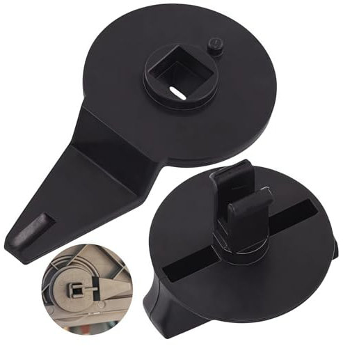 Heckklappenstiefel Warndreieck-Abdeckung Fachhalterung, Dreieckige Kofferraum Schnalle, Schwarzes Warndreieck, Auto Gepäckschloss-Heckbox-Schnalle, Dreieckiges Warnschild Halterungsknopf Black