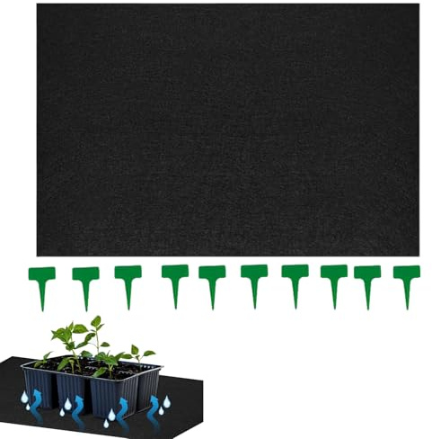 Dispositivos De Riego De Plantas - Esteras Capilares para Plantas | Matera De Riego De Planta Automática De 47x39 Pulgadas | Matting Capilar para Bandejas De Semillas | Engrosar La Almohadilla con