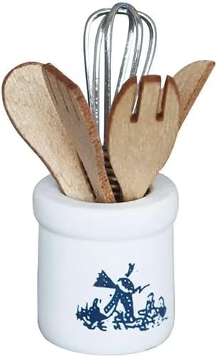 1 ensemble d'ustensiles de cuisine miniatures 1/12 accessoires de décoration pour maison de poupée, bricolage micro aménagement paysager