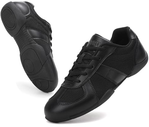 Cheerleading Cheer Shoes for Girls Womens Dance Jazz Sneaker Lace-Up Gym Yoga Sport Aerobics Trainer Competition School Shoes