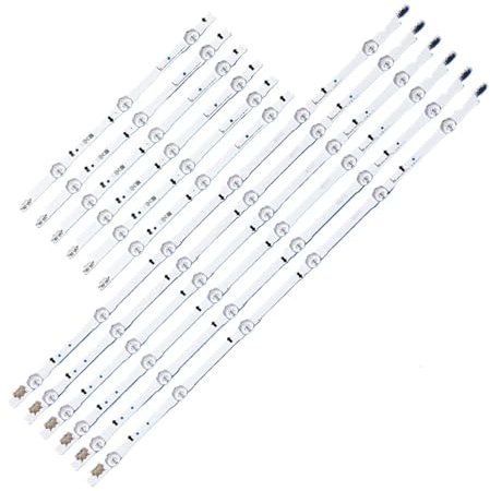 HCGX Tira de retroiluminación LED for televisores 48 pulgadas | Juego 12 piezas | 1005 mm | 9 3 V | Compatible con UE48H6400, UE48H6350 y más