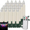 DEUBA® Set 20 Candele a LED Albero di Natale Multicolore Batteria Wireless con Timer e Telecomando Lucine Natalizie