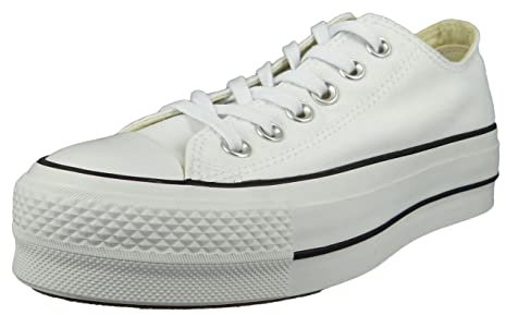 Converse Chuck Taylor All Star Lift Womens White Ox Trainers-UK 8 / EU 41.5