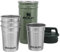STANLEY 10-01705-033 The Nesting Shot Glass Set Hammertone Green Set of 4-2OZ/59mL