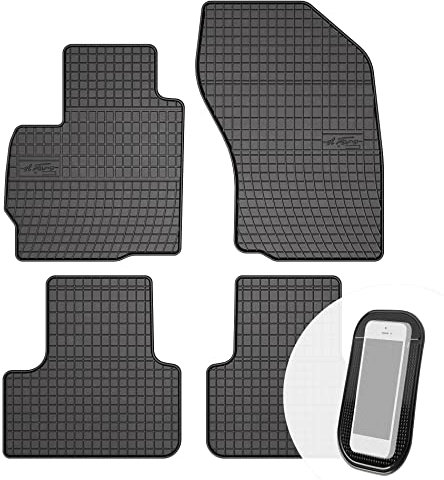 moto-MOLTICO Gummimatten Auto, 4-teiliges Set, Allwetter Gummi Fußmatten, Antirutsch & Wasserfest Autoteppiche - passend für Peugeot 4008, Citroen C4 Aircross, Mitsubishi ASX 2012-2018