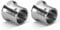 (1 pair) VIBORG Solid 304 Stainless Steel Extra-thick Closet Wardrobe Rail Pole Brackets Flanges Sockets End Support Holder, Shower Curtain Rail Pole Rod Holder Sockets Flange Brackets Fittings (25mm)