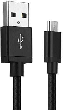 CELLONIC Cable de datos USB 1m para smartphones, tablets, cámaras, GPS, auriculares y más - Cable carga Micro USB a USB A 2.0 2A negro