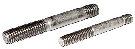 Stehbolzen M8x45 DIN 939 Edelstahl A2 V2A rostfrei Stückzahl 4 Stiftschraube mit Einschraubende 1,25d