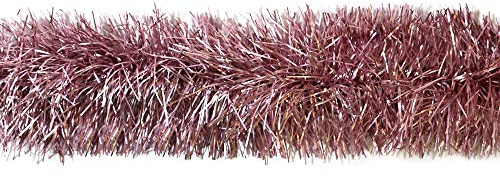 Guirlande de Noël étincelante Rose poudré (2 mètres)