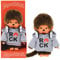 BANDAI - Monchhichi - Plüschtier Monchhichi Rock - Ikonisches Affenkuscheltier der 80er Jahre, Superweiches Kuscheltier 20 cm für Kinder - Spielzeug für Kinder ab 2 Jahren - SE25283