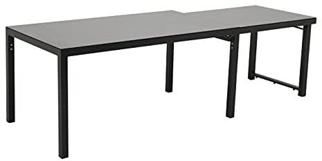 Gardissimo Luxus Aluminium Ausziehtisch Faro anthrazit, 160/260 x 90 cm, Keramik