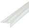 Dalsys Treppenkantenprofil selbstklebend 135cm x 25mm x 10mm aus Aluminium, Bodenprofil für Treppenwinkel Land-Eiche