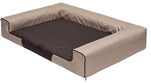 PillowPrim Hundebett Hundesofa Hundeschlafplatz Hundekissen Hundematratze Ruheplatz Hundeplatz Hundehütte Hundekorb Liegekissen 80x55 cm