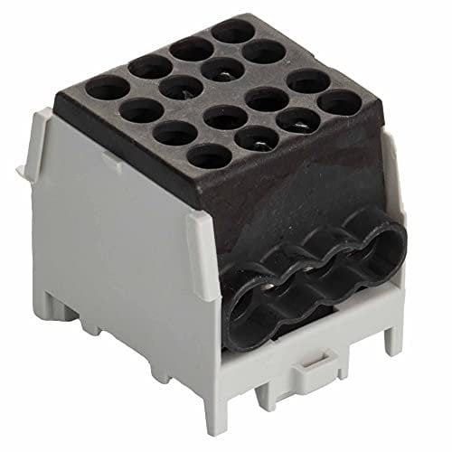 Pollmann HLAK 25-1/6 M2 - Morsetto di derivazione principale, colore: Nero